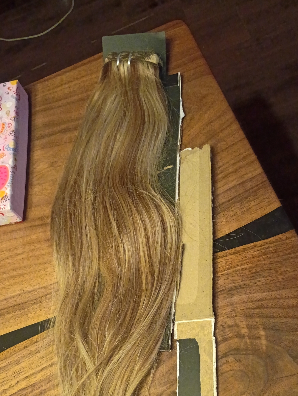 Light Brown Clip-In Hair Extension - Natural Shine